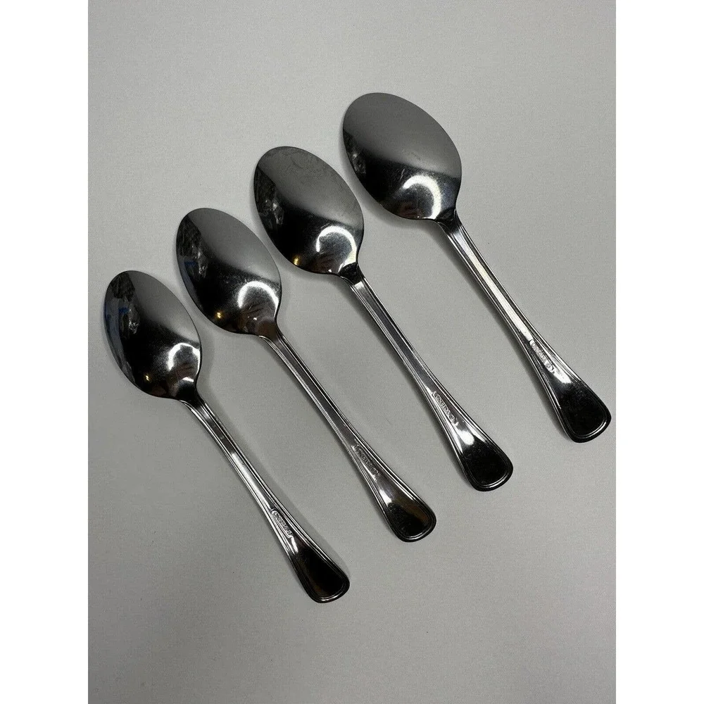 Oneida TRESS/ Hollis‎ Stainless Flatware Replacement 4 Pc Spoon